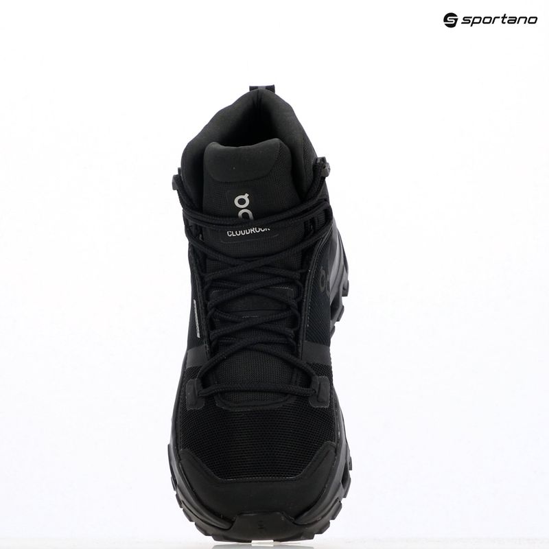Women's shoes On Cloudrock Mid Waterproof black/black 9