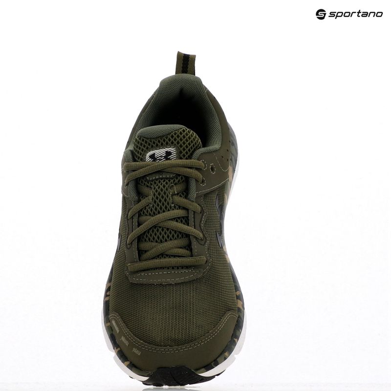 Men's running shoes Under Armour Charged Assert 10 Camo marine od green/marine od green/black 14