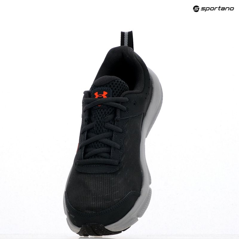 Under Armour Charged Assert 10 men's running shoes anthracite/anthracite/ares red 14