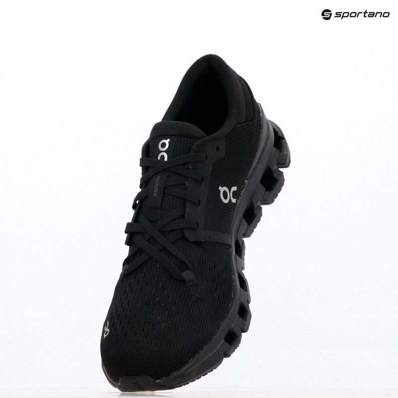 Men's running shoes On Cloud X 4 black/eclipse 9