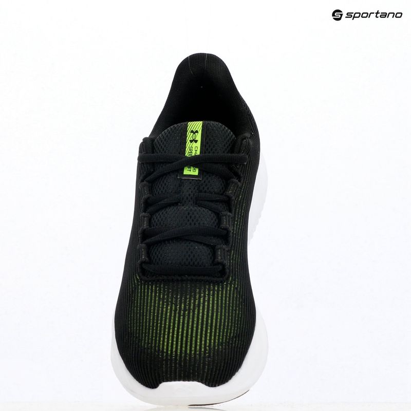 Under Armour Charged Speed Swift men's running shoes black/black/hyper green 9