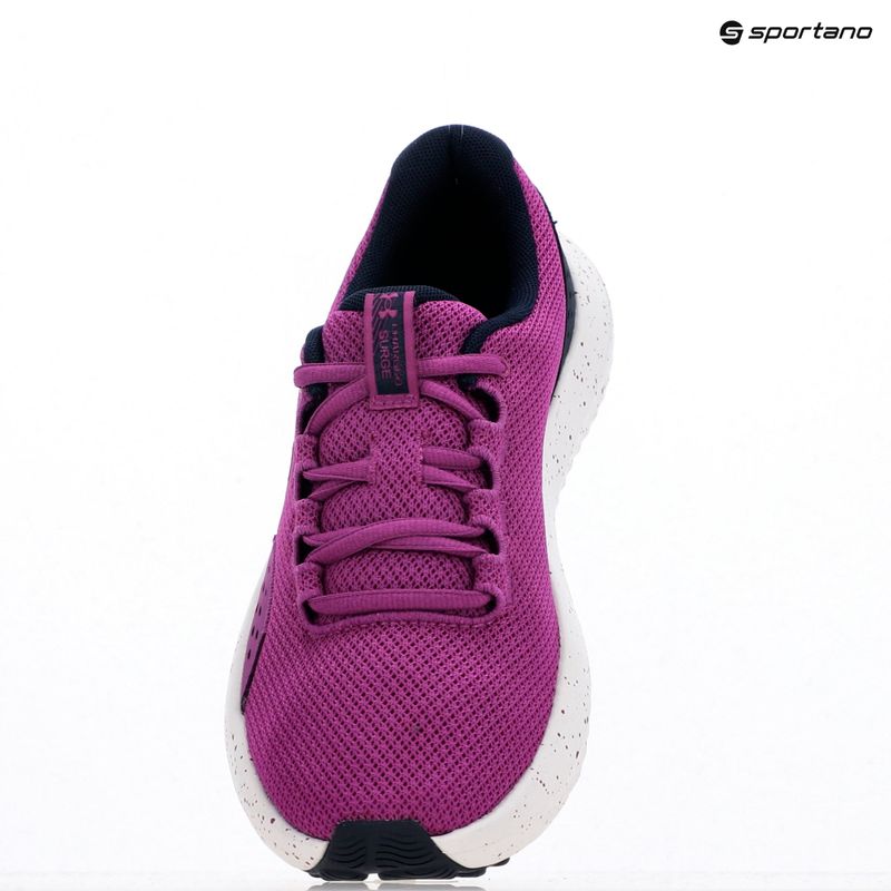Women's running shoes Under Armour Charged Surge 4 andromeda purple/midnight navy/midnight navy 14