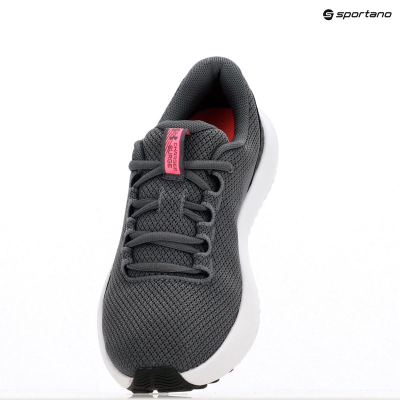 Women's running shoes Under Armour Charged Surge 4 castlerock/anthracite/aero pink 14