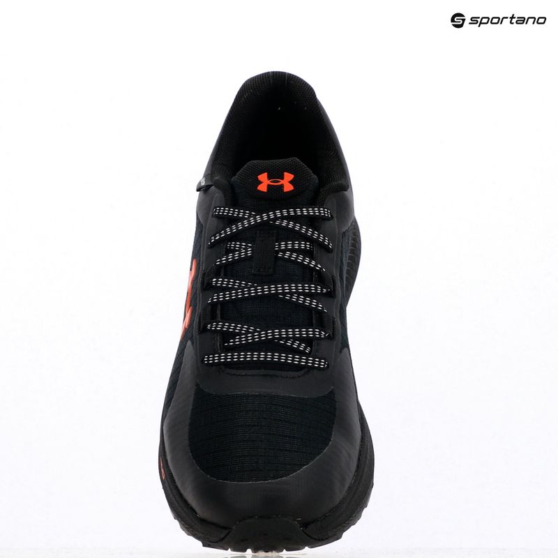 Men's running shoes Under Armour Charged Bandit Trail 3 black/black/fire 11