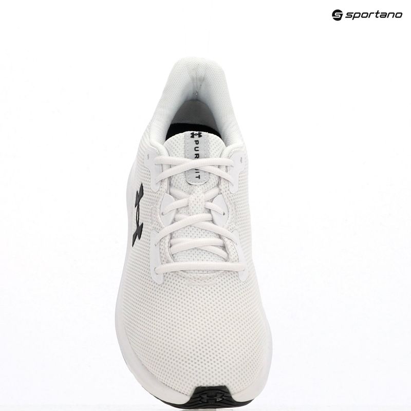 Men's running shoes Under Armour Charged Pursuit 4 white/white/black 11