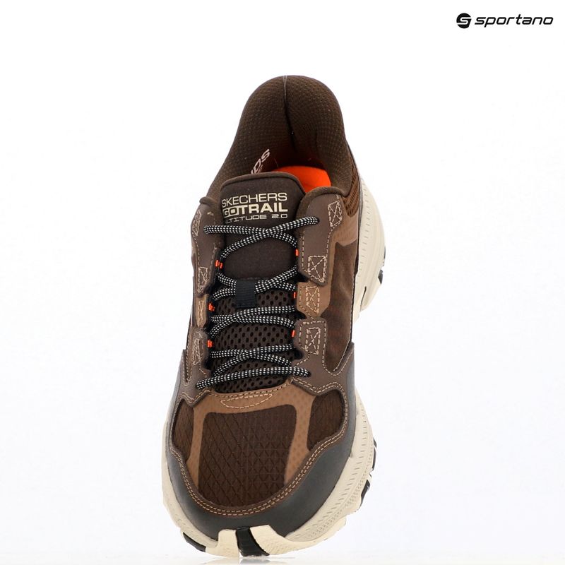 Men's running shoes SKECHERS Go Run Trail Altitude 2.0 Rocky Hill brown 9