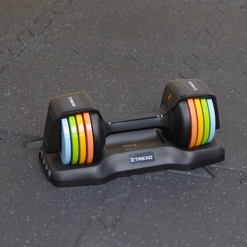 TREXO adjustable dumbbell 11.5 kg multicolour 13