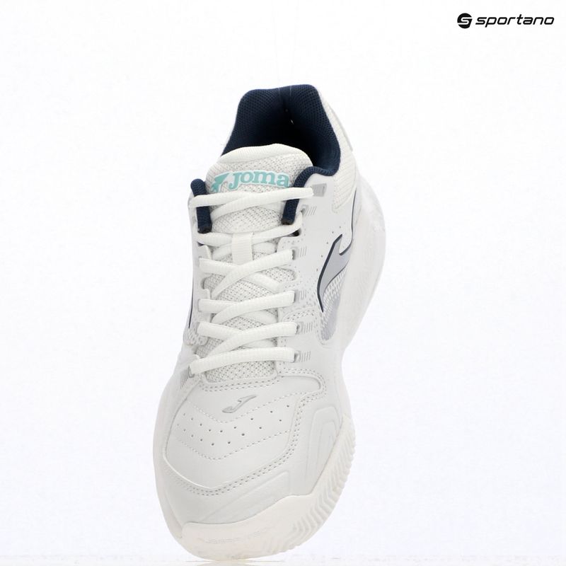 Women's tennis shoes Joma Master 1000 Lady C white/ turquoise 15