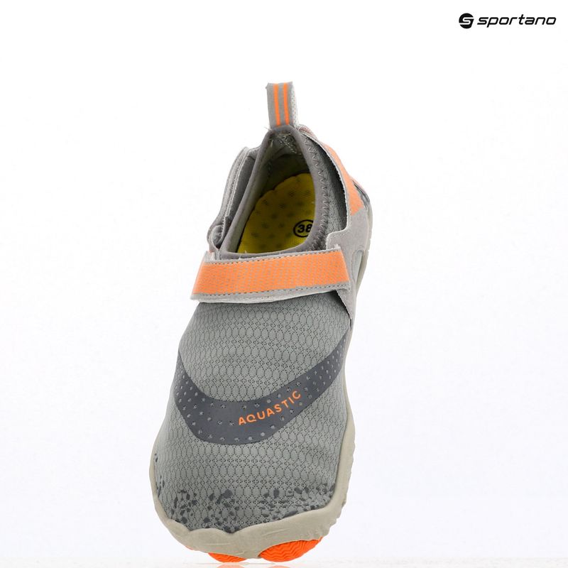 AQUASTIC Aqua grey water shoes WS083 10