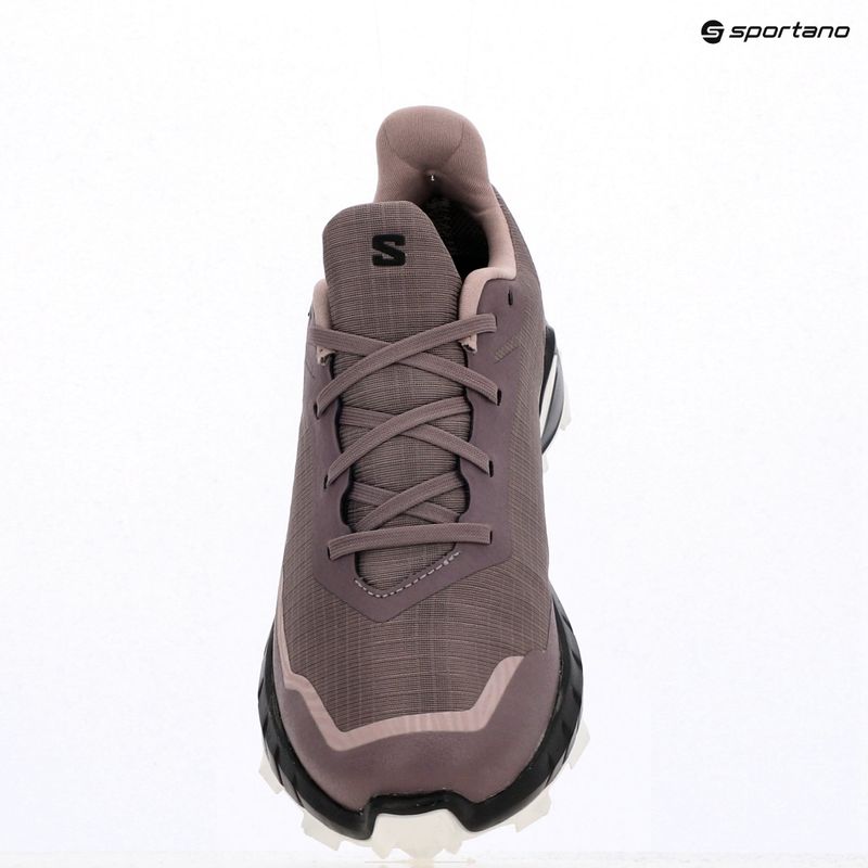 Women's running shoes Salomon Alphacross 5 GTX moonscape/black/white 13