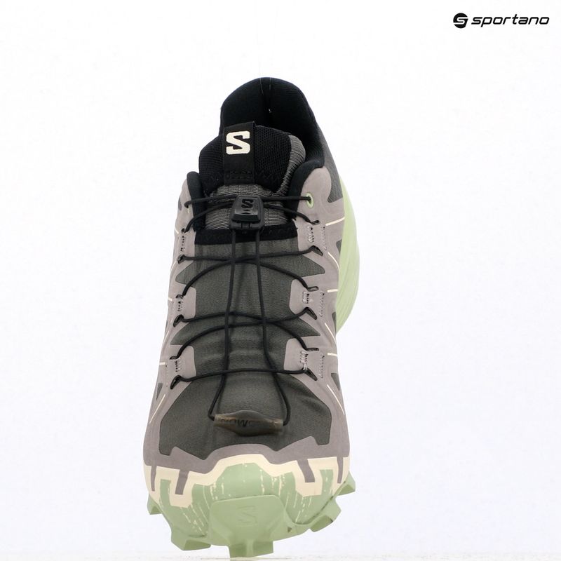 Women's running shoes Salomon Speedcross 6 castlerock/vanilla ice/smoke green 9