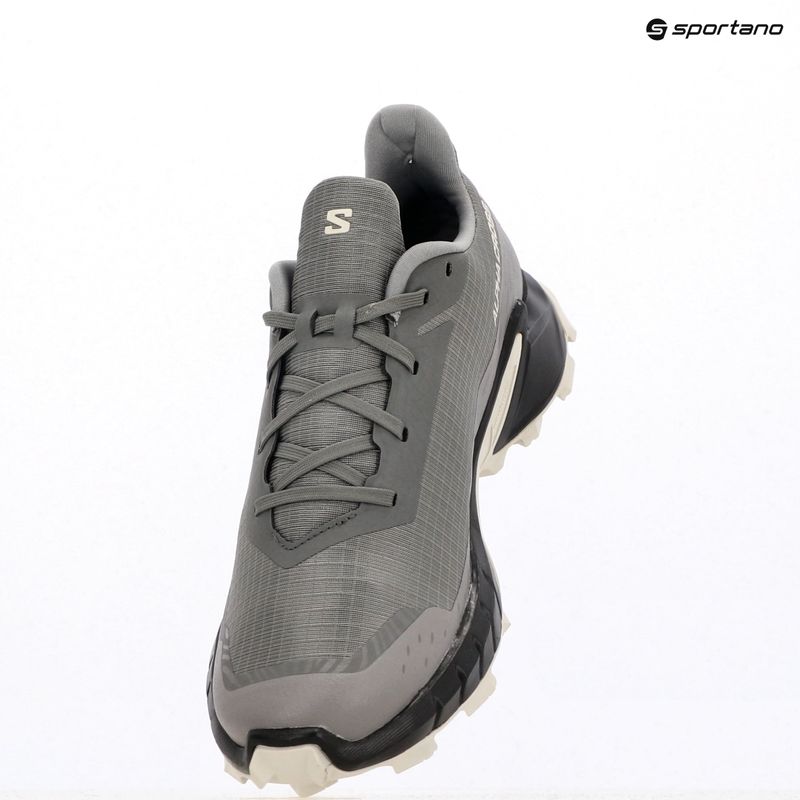 Men's running shoes Salomon Alphacross 5 pewter/black/ghost 13
