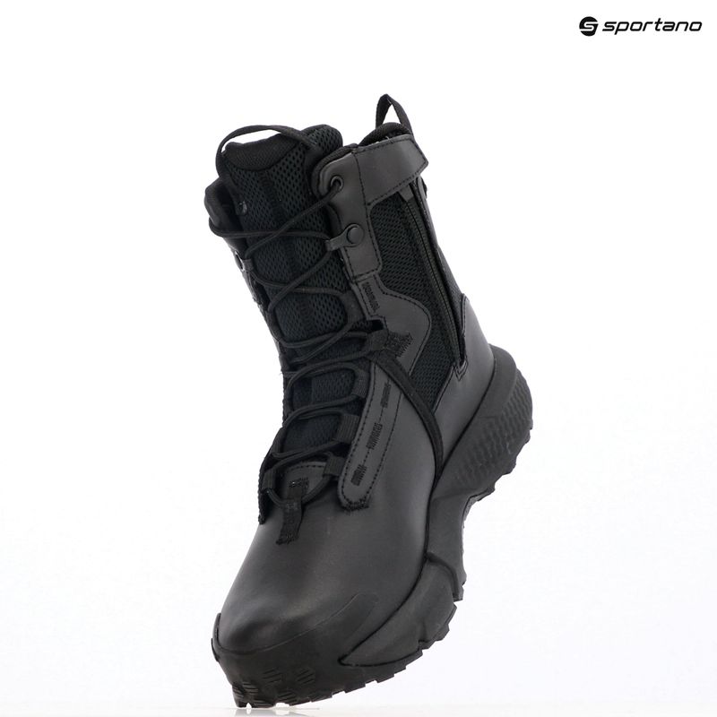 Men's tactical shoes Under Armour Charged Valsetz Waterproof Zip black/black/jet gray 15