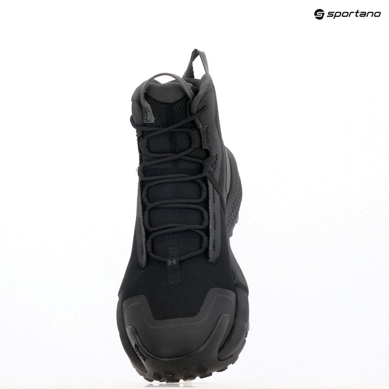 Men's tactical shoes Under Armour Charged Valsetz Mid black/black/jet gray 15