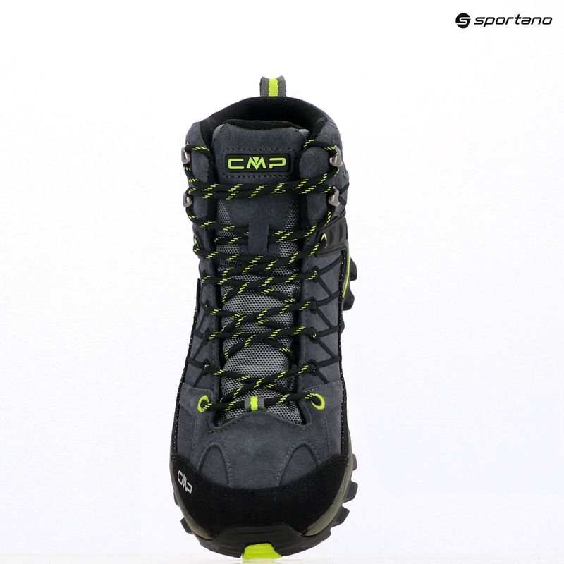 Men's trekking boots CMP Rigel Mid grey/yellow fluo 13