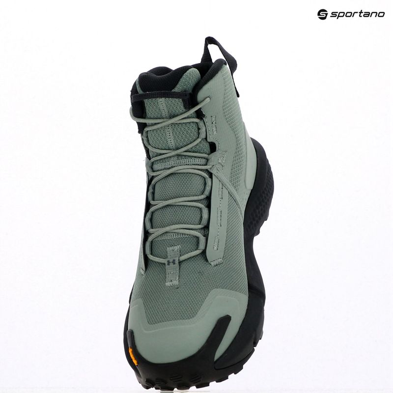 Men's tactical shoes Under Armour Charged Valsetz Mid silica green/anthracite/black gray 15