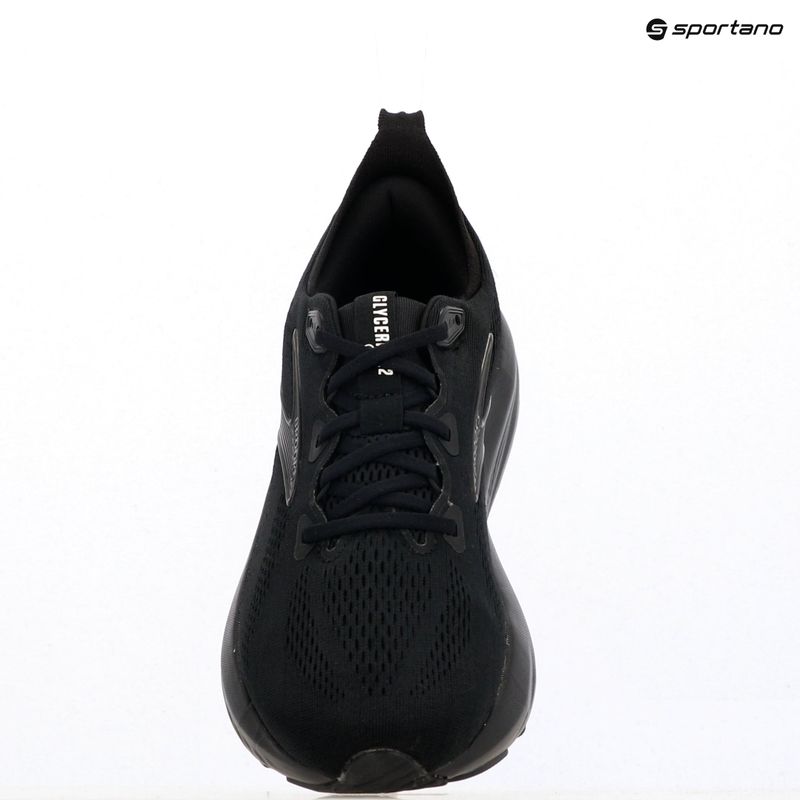 Men's running shoes Brooks Glycerin 22 black/black/ebony 14