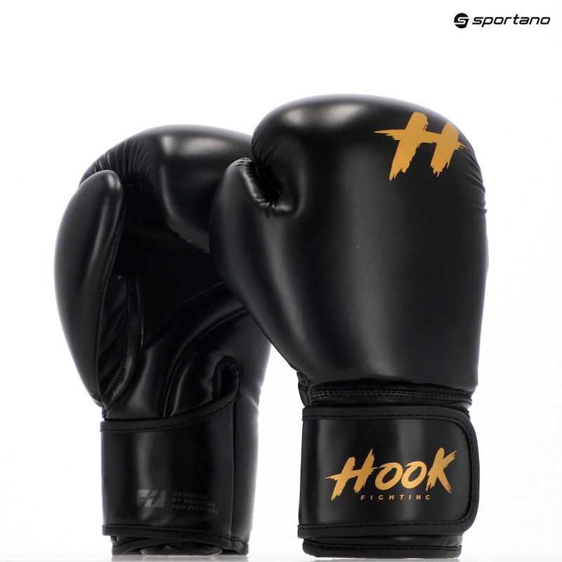 HOOK FIGHTING Ready To Train boxing gloves black 8