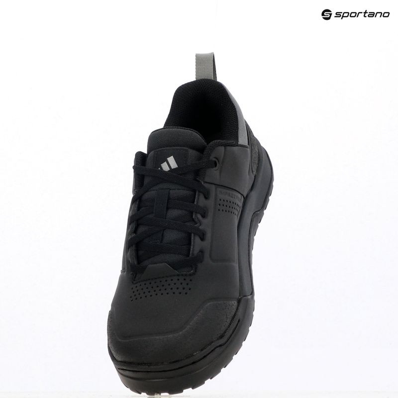 Men's adidas FIVE TEN Impact Pro core black/grey three/grey six platform cycling shoes 17