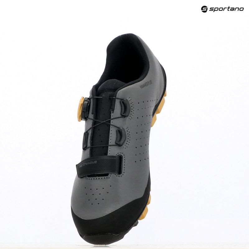 Men's MTB cycling shoes Northwave Hammer Plus dark grey/honey 12