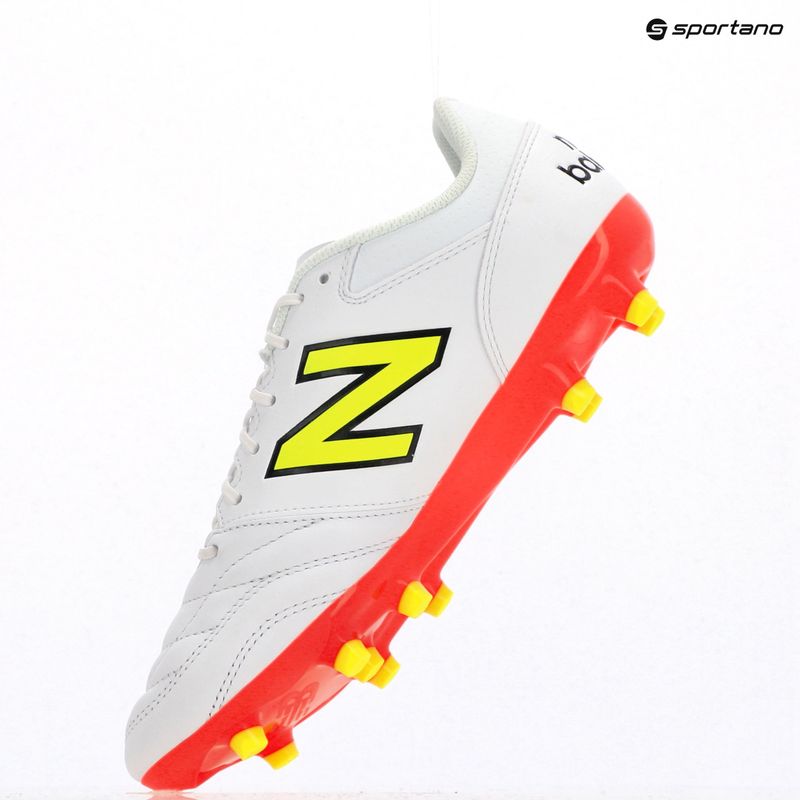 New Balance 442's Team V2 FG men's football boots white 12