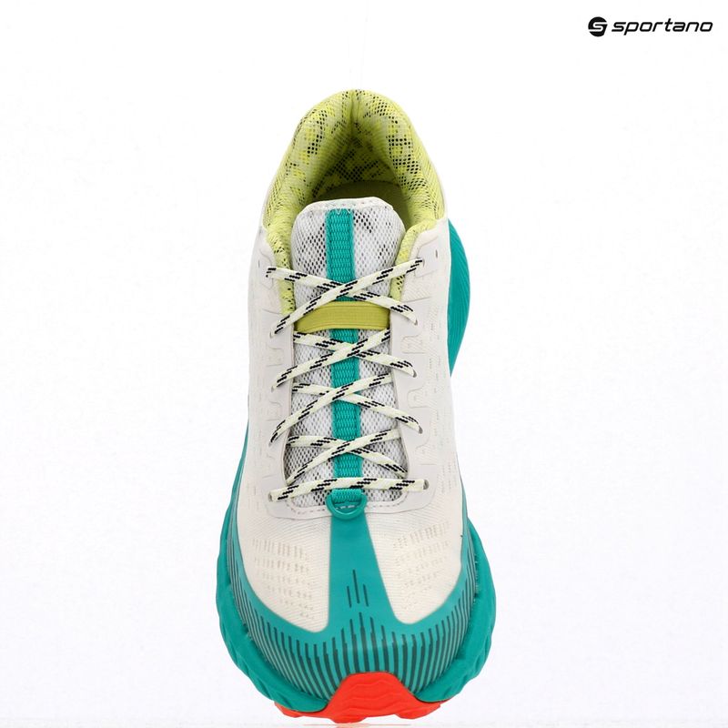 Merrell Agility Peak 5 white/turquoise men's running shoes 10