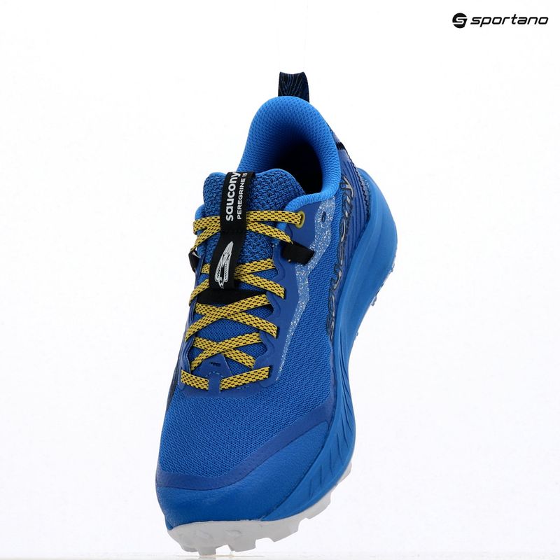 Men's running shoes Saucony Peregine 15 skydiver / picle 9