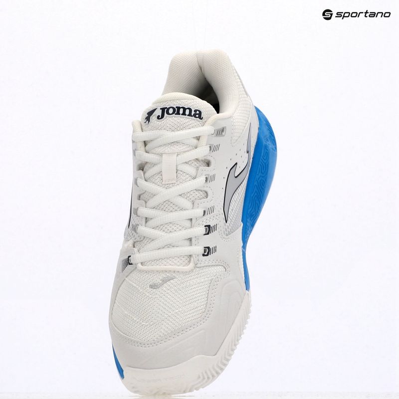Men's tennis shoes Joma Master 1000 C white/ royal blue 10