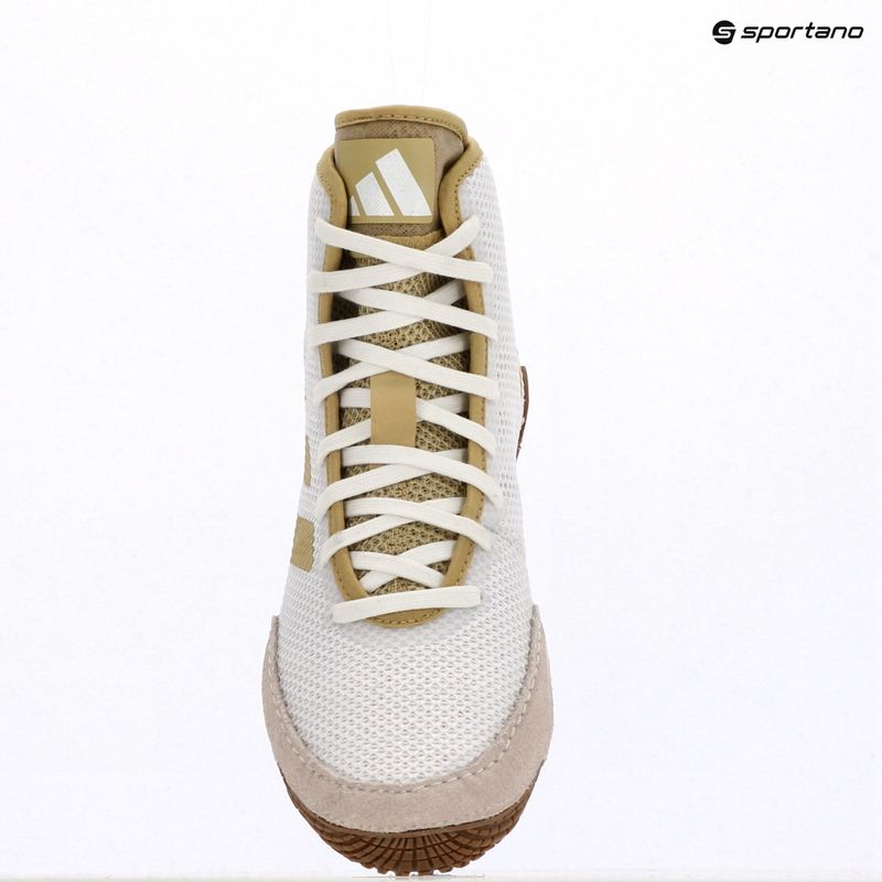 adidas Tech Fall 2.0 white wrestling shoes 9