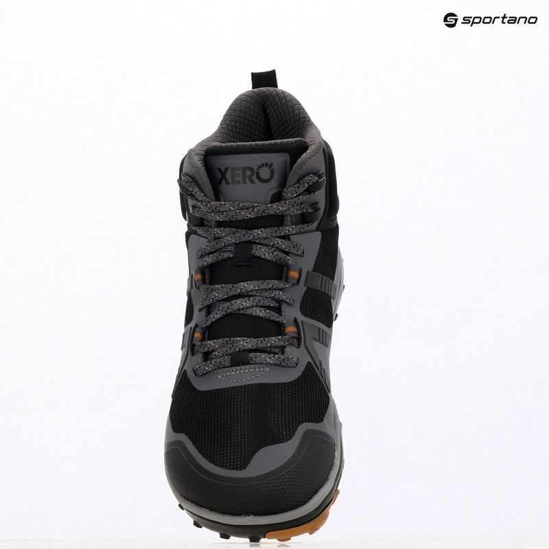 Men's barefoot shoes Xero Shoes Scrambler Mid II asphalt/ black 9