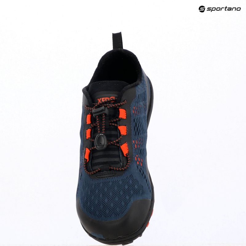 Men's barefoot shoes Xero Shoes Aqua X Sport moonlit/blue/orange 9