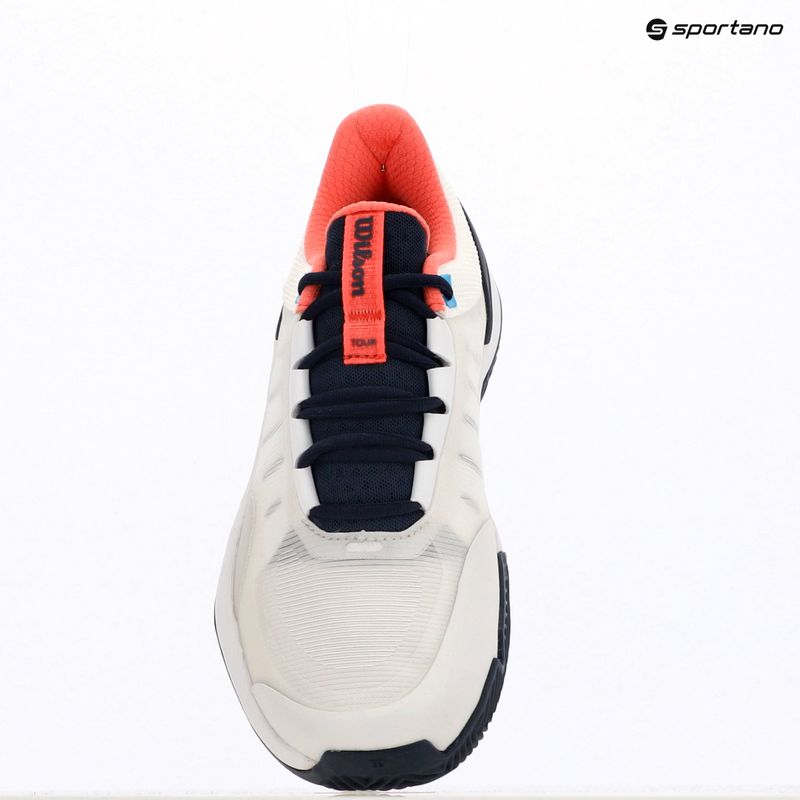 Women's tennis shoes Wilson Intrigue Tour Clay W white/ navy blazer/ dubarry 9
