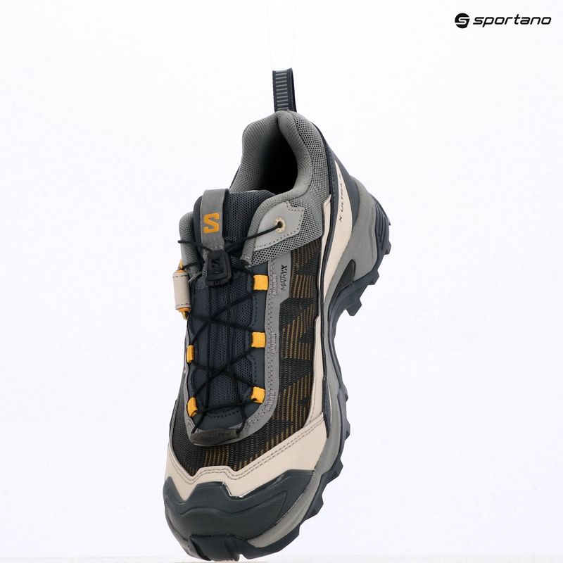 Men's trekking shoes Salomon X Ultra 5 monument / turbul / spicy mustard 11