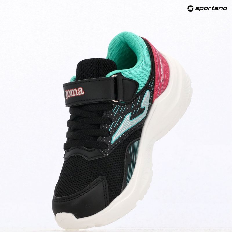 Joma Active Jr children's shoes black/turquoise 15