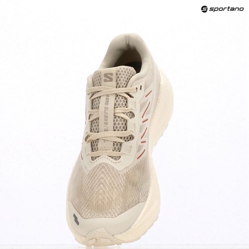 Women's running shoes Salomon Aero Blaze 3 GRVL vanila/almond milk 9