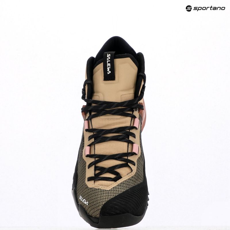 Men's Salewa Wildfire Nxt Mid GTX approach shoe quicksand / etruscan red 21