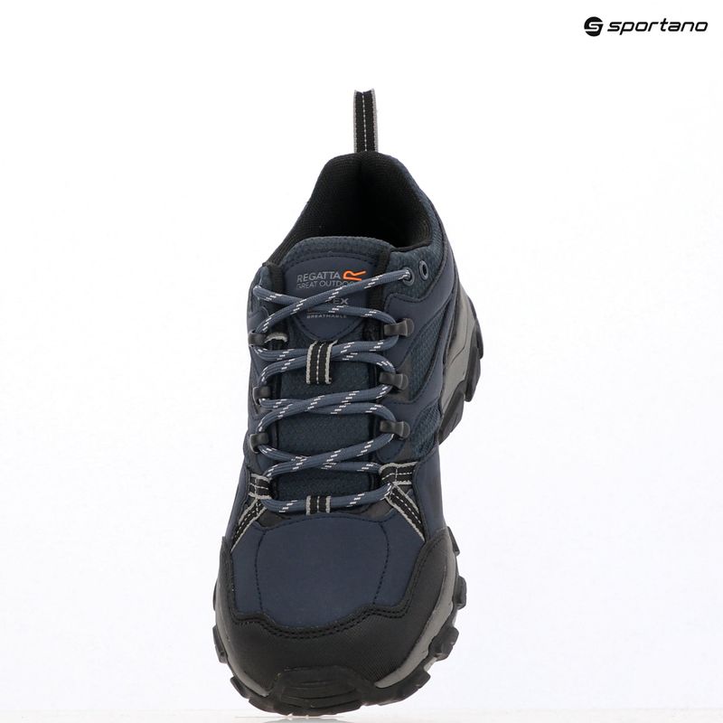 Men's trekking boots REGATTA Holcombe III Low navy/dark stee 11