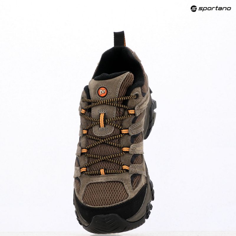 Merrell Moab 3 walnut men's hiking boots 10