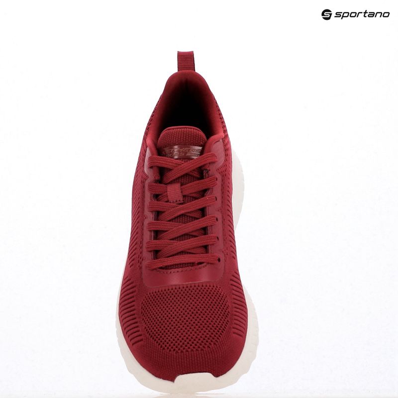 SKECHERS Women's Shoes Bobs Squad Chaos Face Off red 7