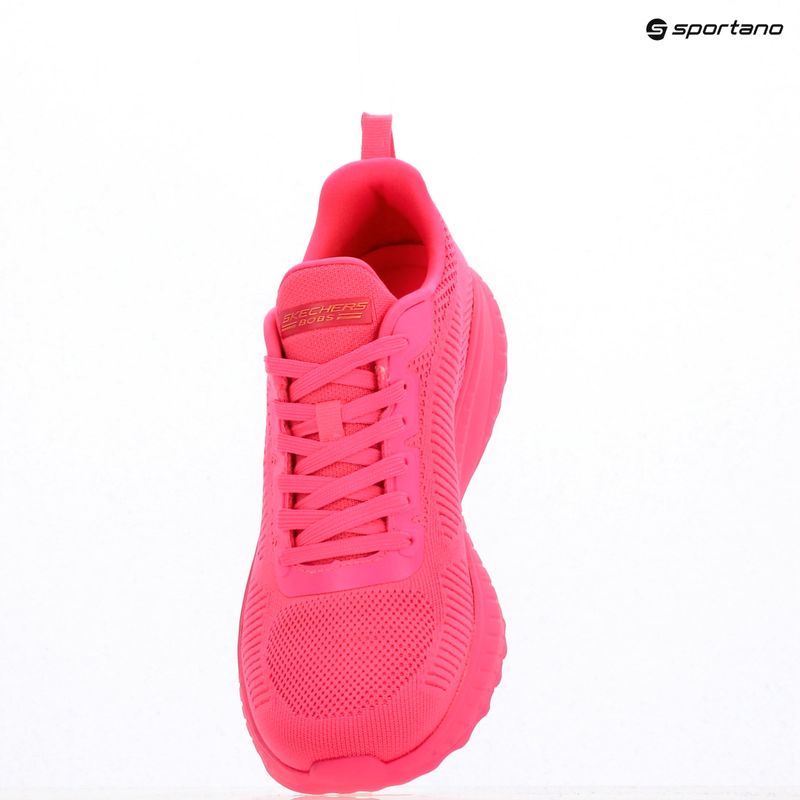 Women's SKECHERS Bobs Squad Chaos Cool Rythms pink shoes 15