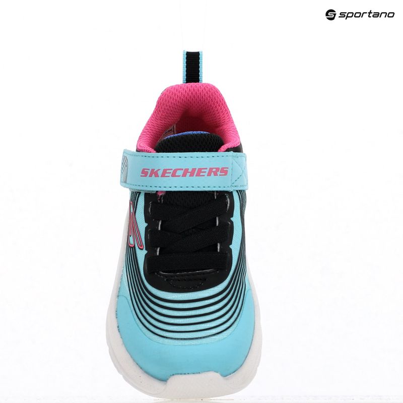 SKECHERS Microspec Advance aqua/purple children's shoes 15