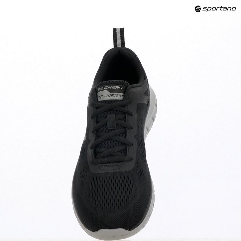 SKECHERS Track Broader men's shoes black/charcoal 7