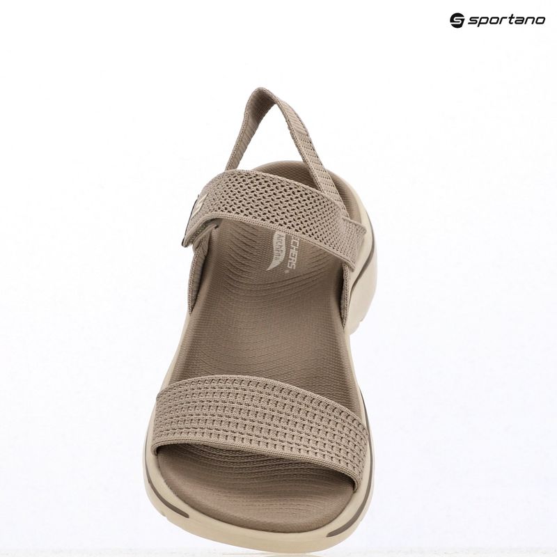 Women's SKECHERS Go Walk Arch Fit 2.0 taupe sandals 4
