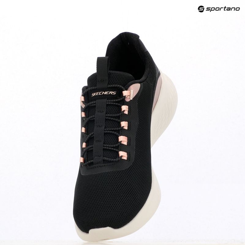 Women's SKECHERS Skech-Lite Pro Glimmer Me black/pink shoes 7