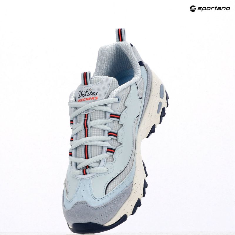 SKECHERS women's shoes D'Lites Bold Views light blue/multi 7