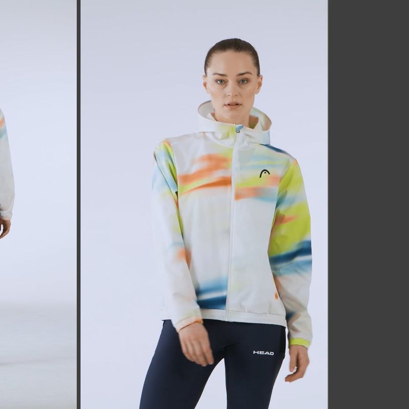 Women's tennis jacket HEAD Blur W printed 12