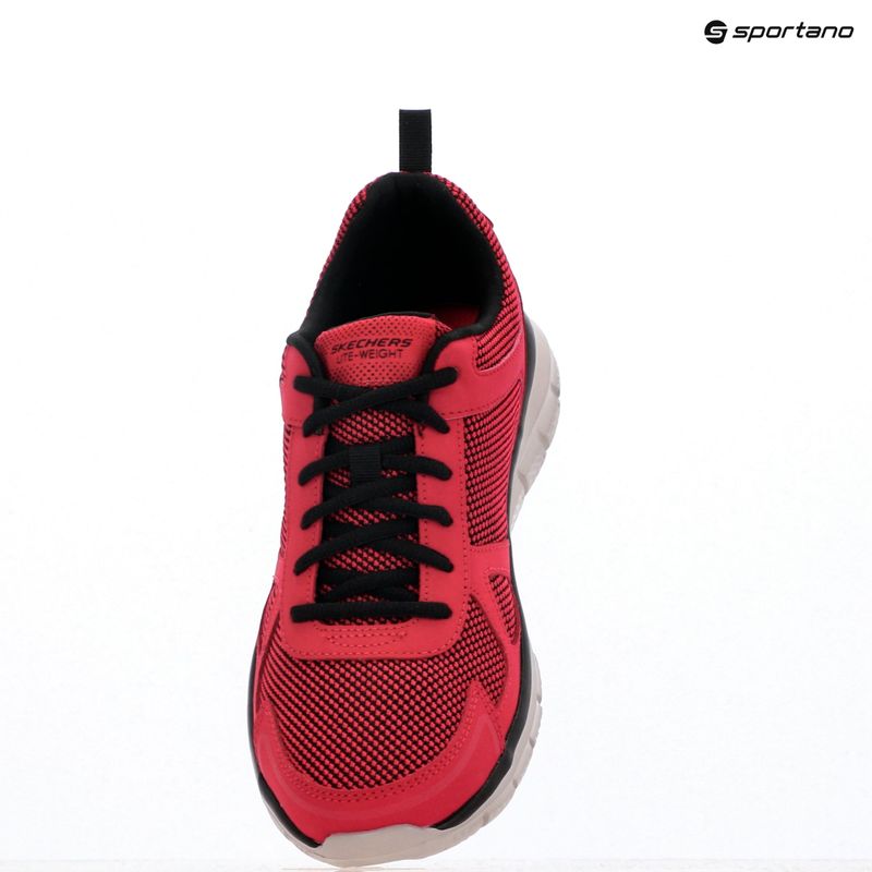 SKECHERS Track Bucolo red/black men's training shoes 6