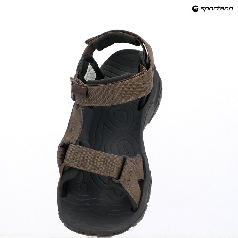 Jack Wolfskin men's Lakewood Ride cold coffee sandals 12