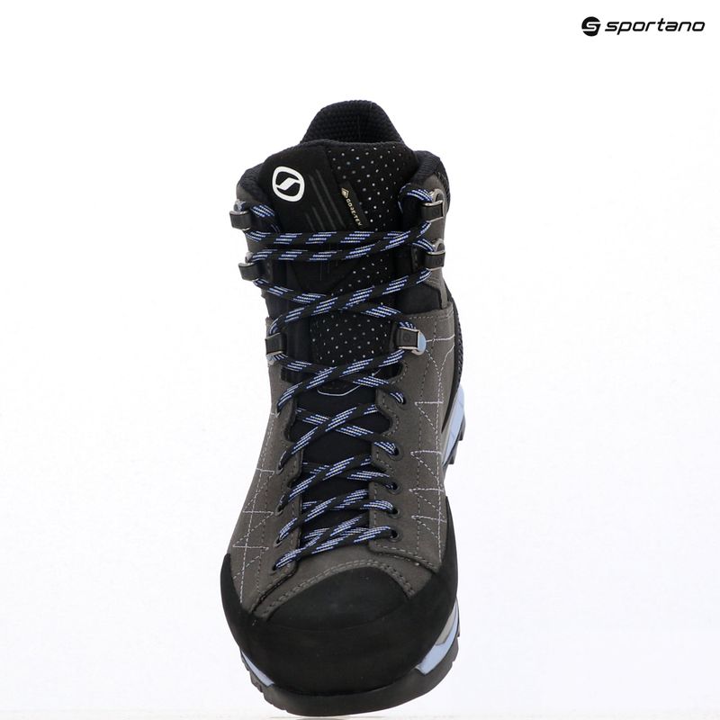 Women's approach shoes SCARPA Zodiac TRK GTX anthracite/lavender 14