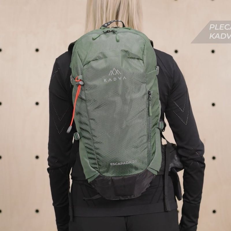 KADVA Escapada 20 l black hiking backpack 25